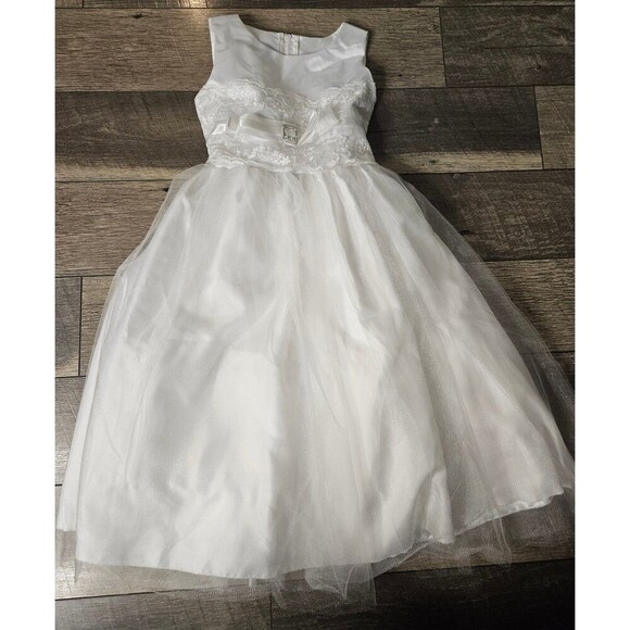 Swea Pea & Lilli Confirmation Flower Girl Dress Size 8 - Picture 2 of 7